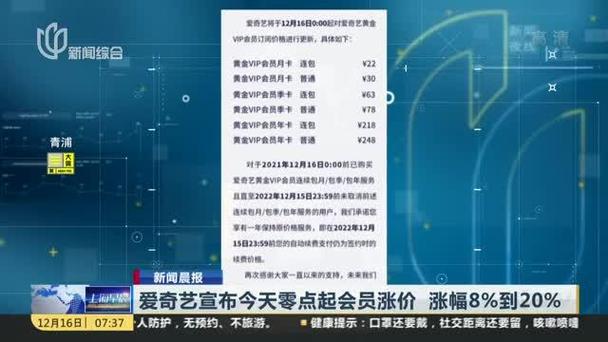 爱奇艺会员涨价原因缩略图