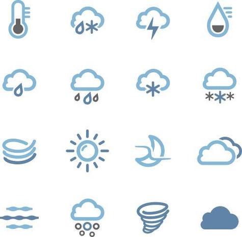 冰雹是什么样的天气符号图片
