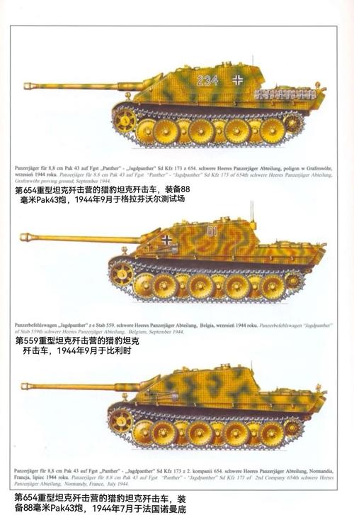 德国所有歼击车型号