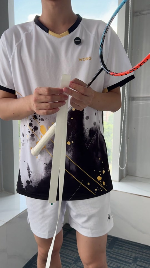 羽毛球手胶缠多厚合适截图