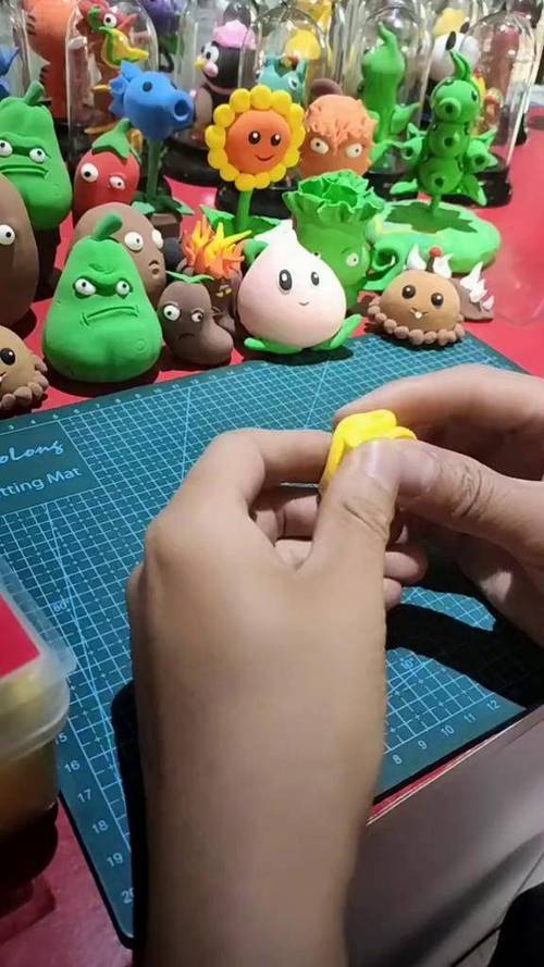 植物大战僵尸2粘土手工步骤图解
