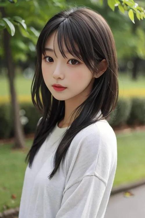 美女傻