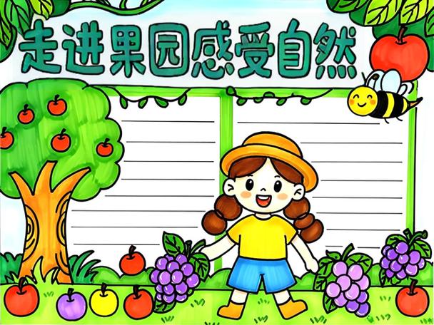果树园手抄报