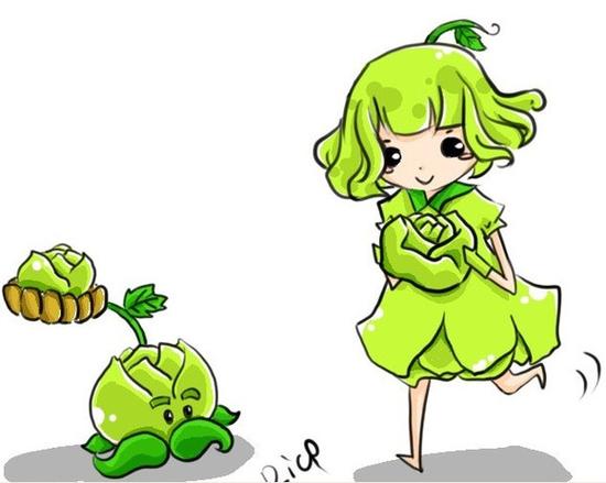 植物大战僵尸女性僵尸拟人
