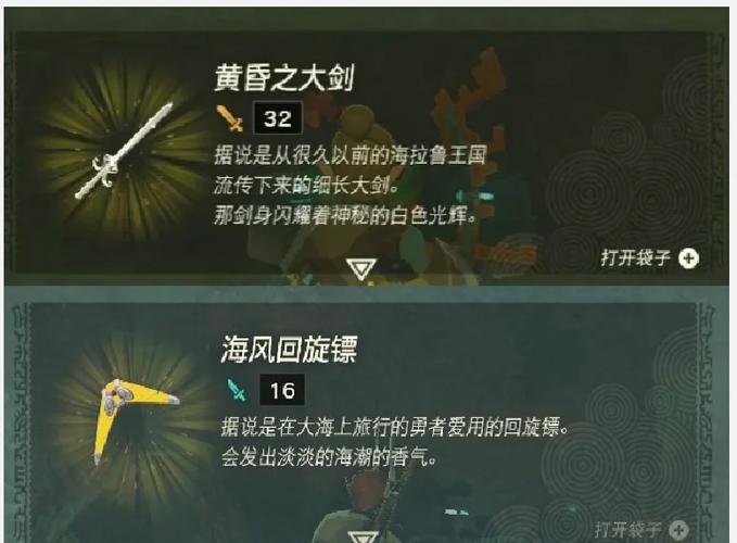 塞尔达传说水下宝箱拿法