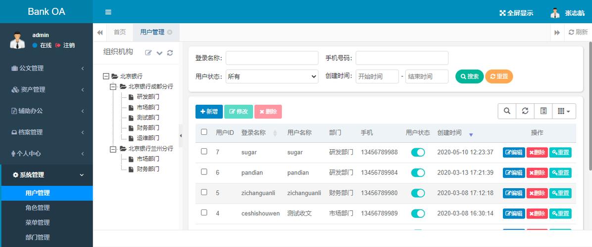 oa系统管理