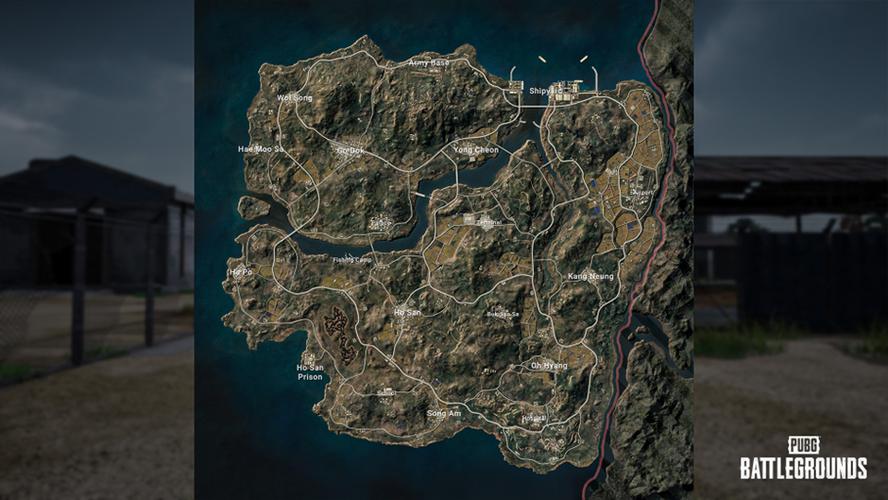 pubg地图画线