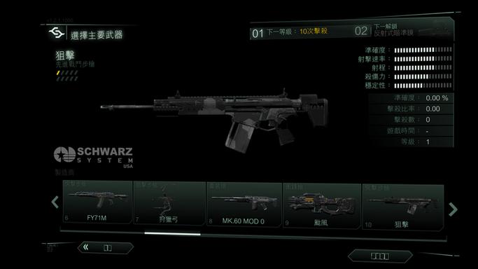 孤岛危机5武器槽位