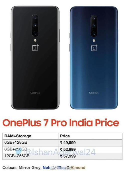 一加7pro的外观尺寸