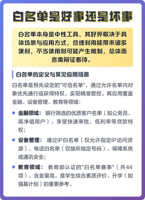 白名单是好事还是坏事图标