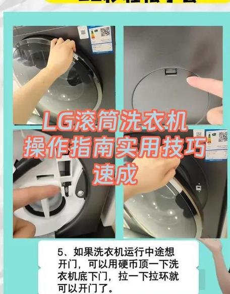 lg洗衣机解锁开门图解图标