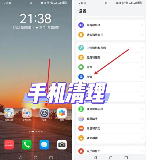 华为p9空间不足怎么清理
