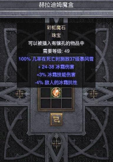 暗黑2凹槽怎么装宝石图标