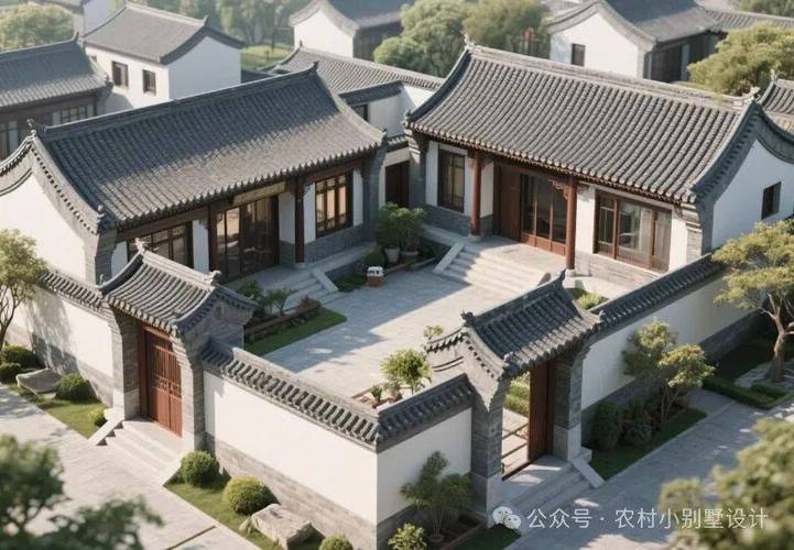 农村仿古四合院