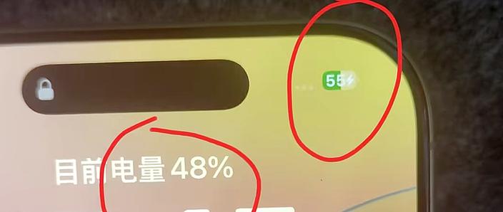 充电分离了,但实际电量不变图标