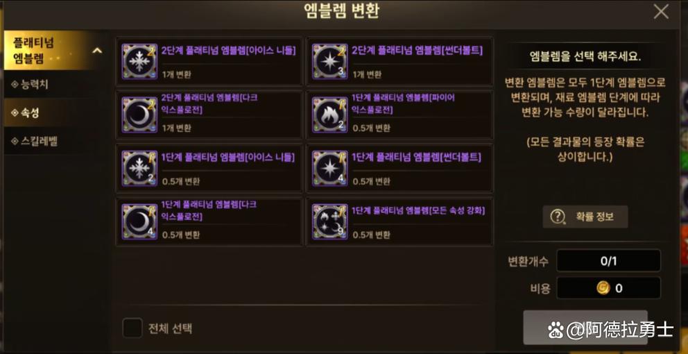 如何合成dnf中的徽章