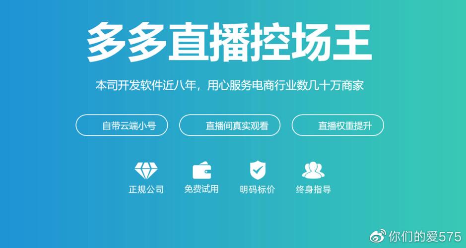 拼多多直播业务截图