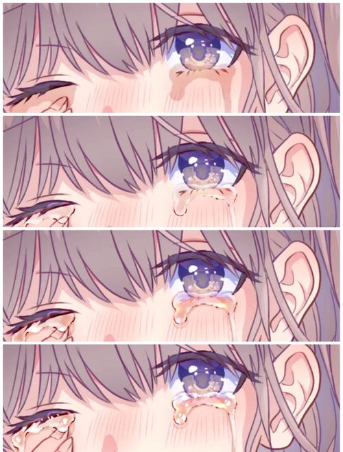流泪的漫画图标