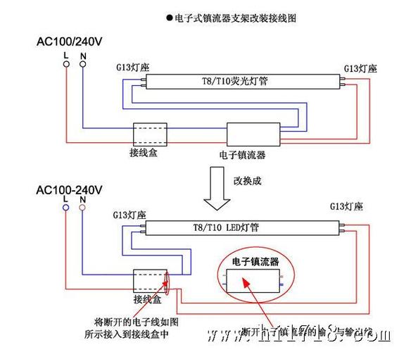 led光管接线图截图