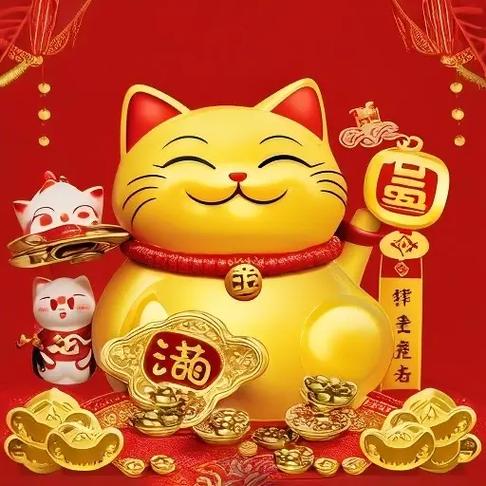 招财猫最旺三个位置图标