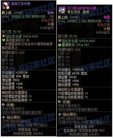 dnf绝版装备大全