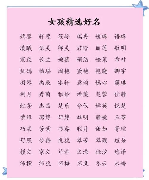 锦搭配的女孩名字截图