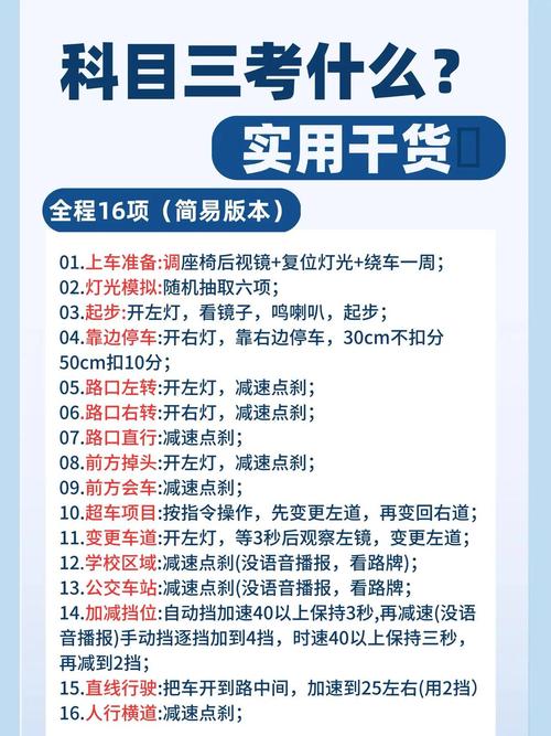 科目三哪四个项目不报语音图标