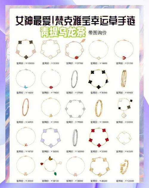 四叶草手链图片