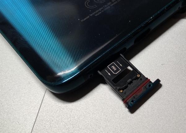 mate20pro电话卡怎么装