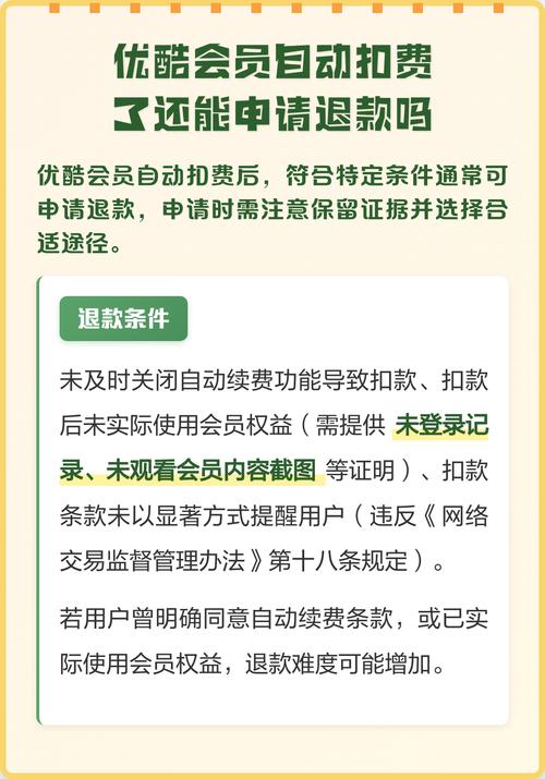 优酷会员扣费怎么申请退款缩略图
