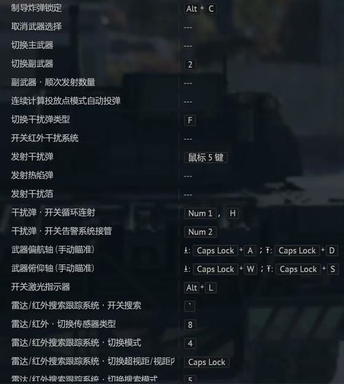 战争雷霆按键设置推荐缩略图
