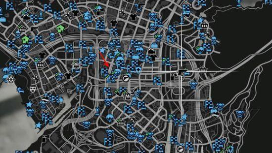 gta5线下打劫商店位置截图