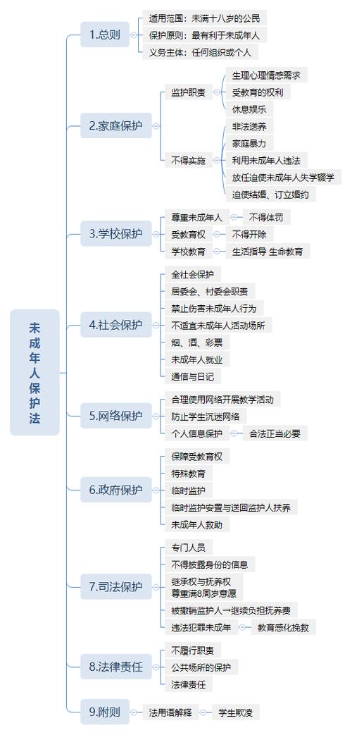 未成年保护的法律法规2020
