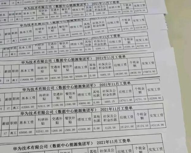 华为首席技术官的月薪