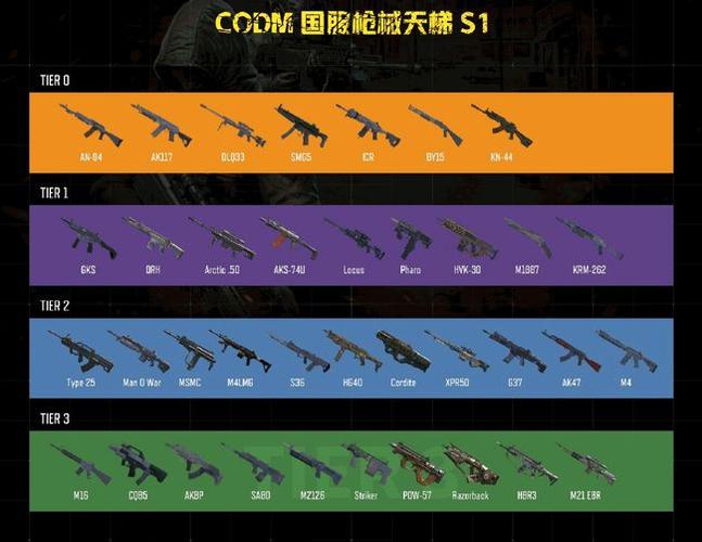 使命召唤各类最强武器