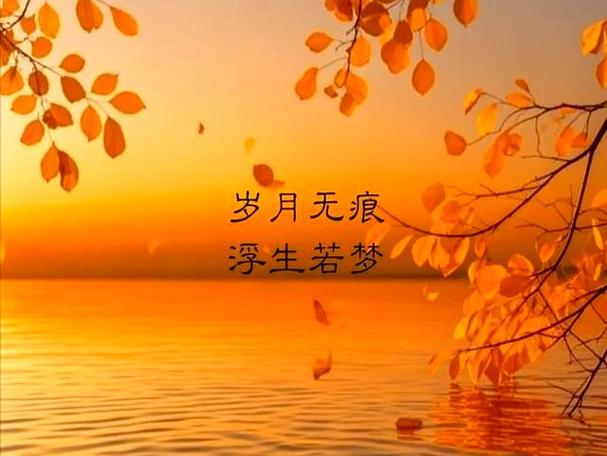 岁月无痕浮生若梦