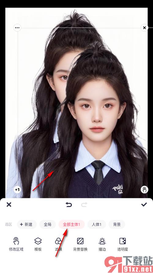 手机美图秀秀怎样把人像抠出来
