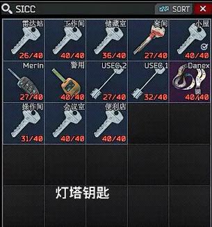 塔科夫中心区要带哪些钥匙截图