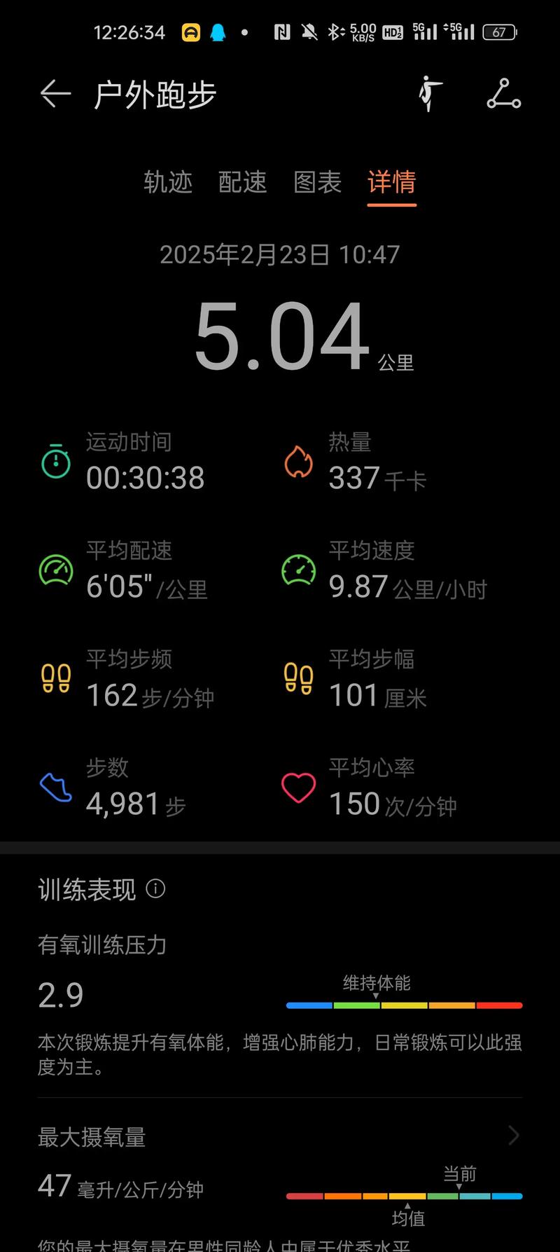 能一口气跑5公里的人的身体