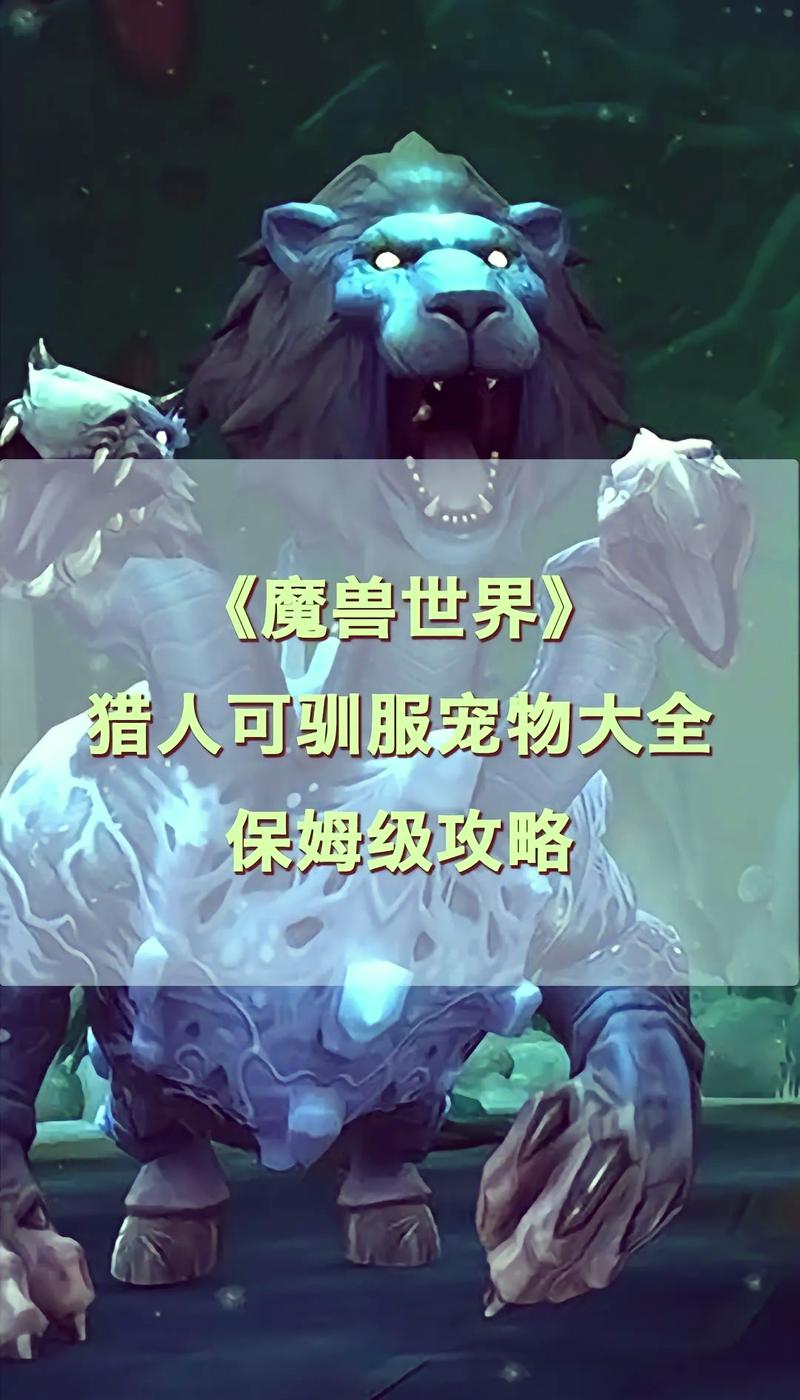 魔兽世界正式服猎人宠物大全