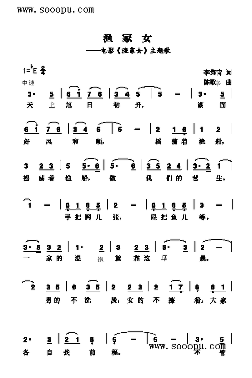 渔家女主题曲截图