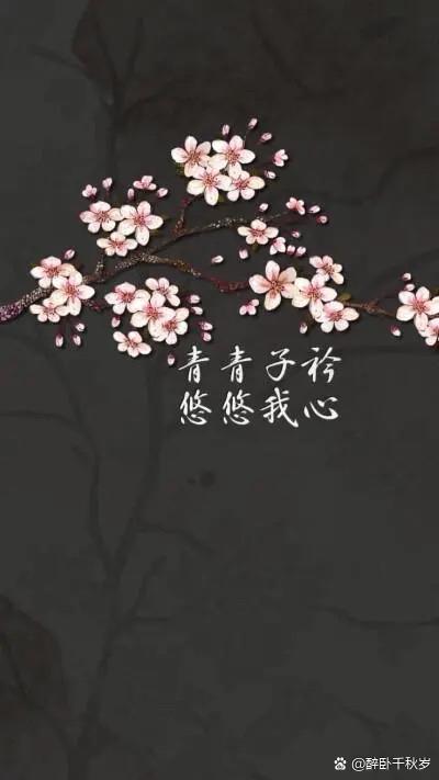 青青子衿什么意思截图
