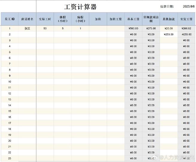 工资计算器图标