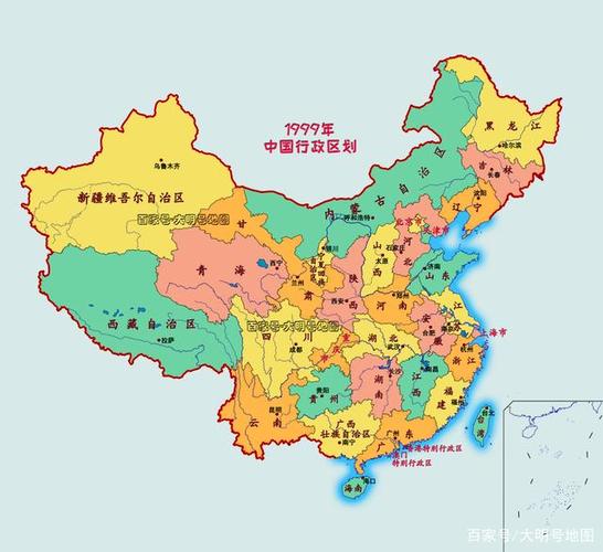 中国行政区划一览表图标