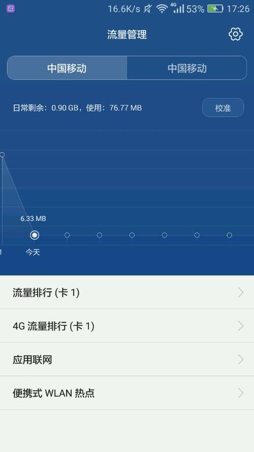 华为双卡流量怎么设置