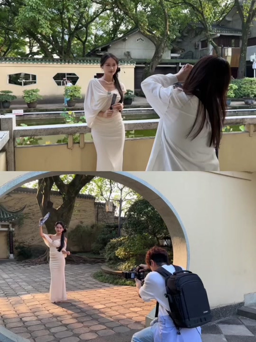 女生单独和男摄影师去拍照