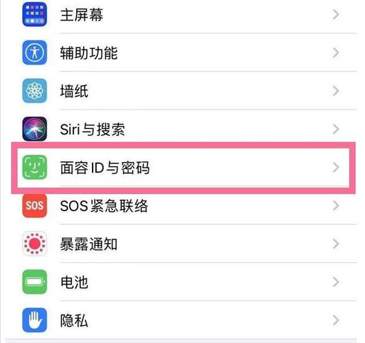 苹果戴口罩解锁怎么设置图标