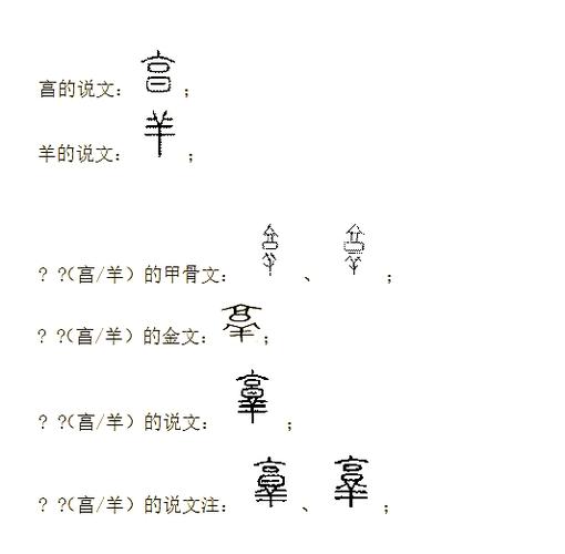 说文解字有部都有哪些字