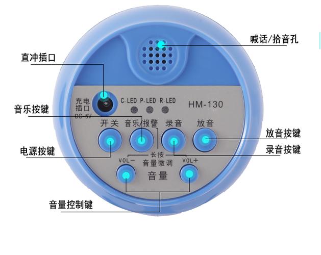 扩音器喇叭使用说明