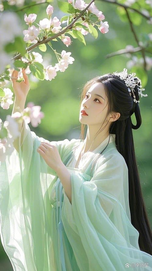 淡雅女子古风图片截图